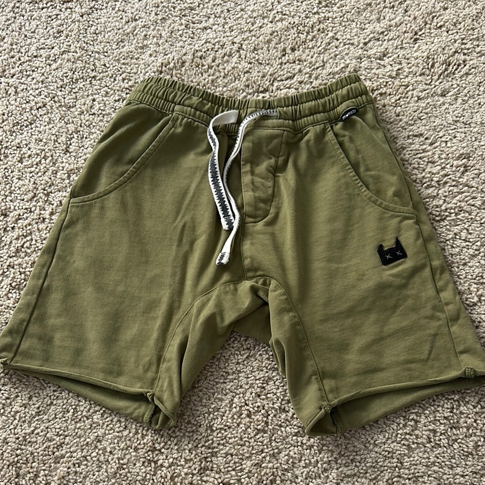 Munster Olive Athletic Kids Shorts